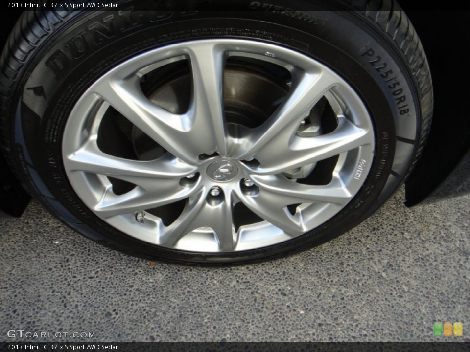 2013 Infiniti G 37 x S Sport AWD Sedan Wheel and Tire Photo #78890706
