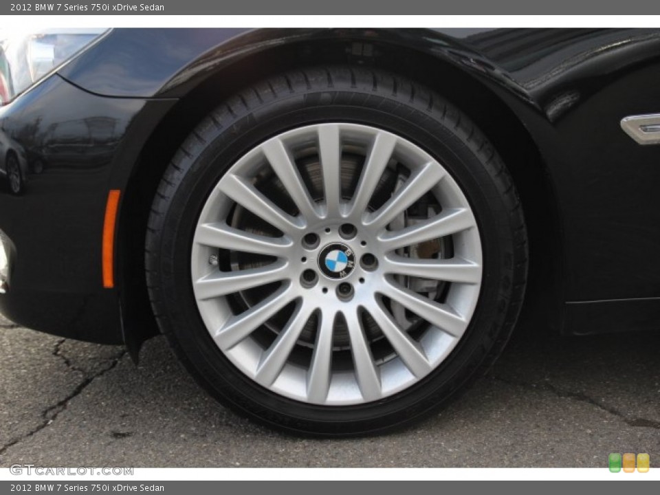 2012 BMW 7 Series 750i xDrive Sedan Wheel and Tire Photo #78891774