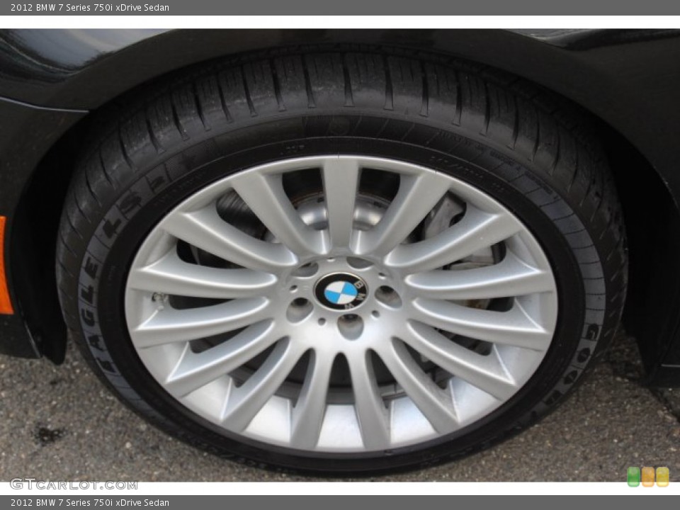 2012 BMW 7 Series 750i xDrive Sedan Wheel and Tire Photo #78891792