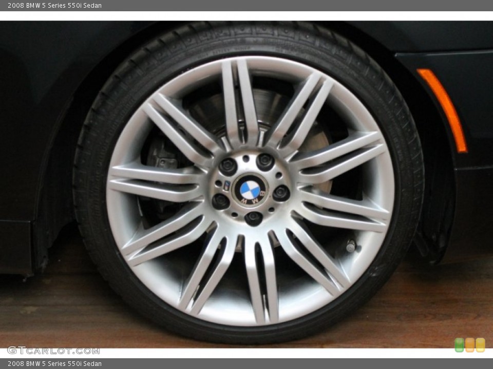2008 BMW 5 Series 550i Sedan Wheel and Tire Photo #78894759