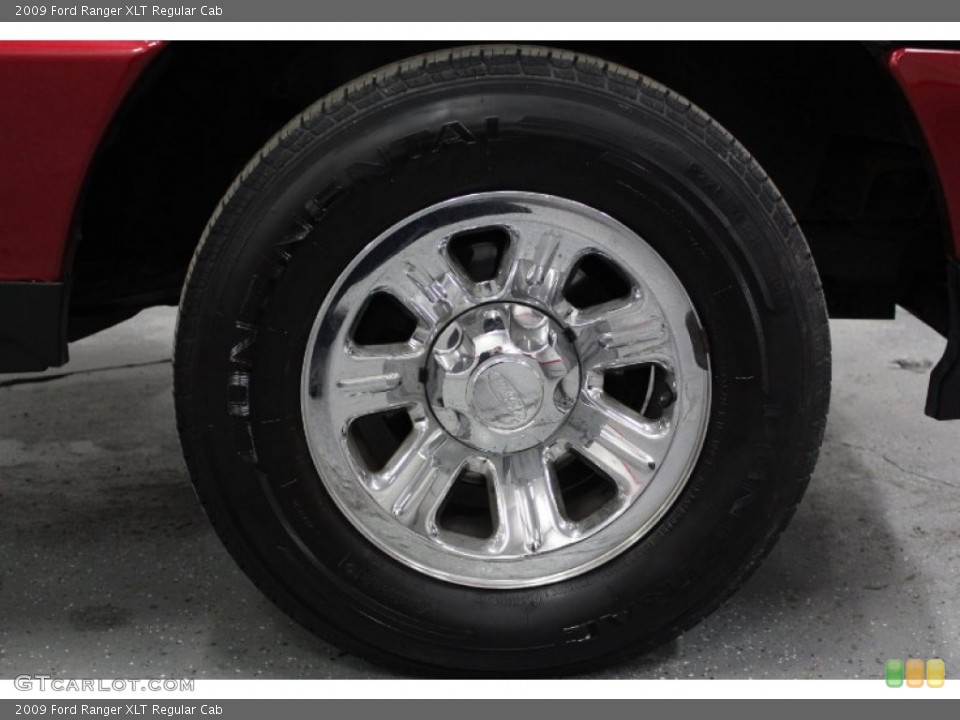 2009 Ford Ranger XLT Regular Cab Wheel and Tire Photo #78895602