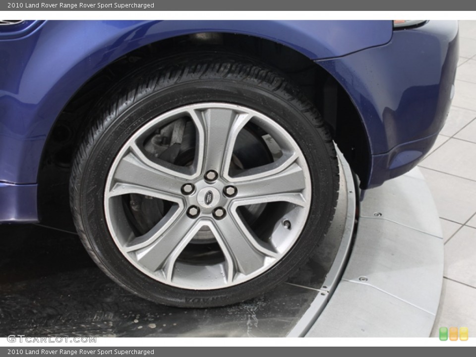 2010 Land Rover Range Rover Sport Supercharged Wheel and Tire Photo #78897132