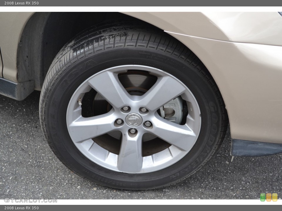 2008 Lexus RX 350 Wheel and Tire Photo #78898176