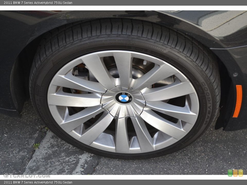2011 BMW 7 Series ActiveHybrid 750Li Sedan Wheel and Tire Photo #78898422