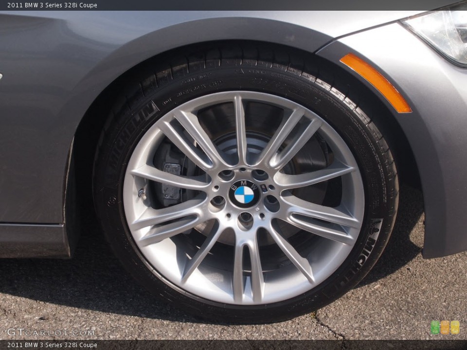 2011 BMW 3 Series 328i Coupe Wheel and Tire Photo #78899734