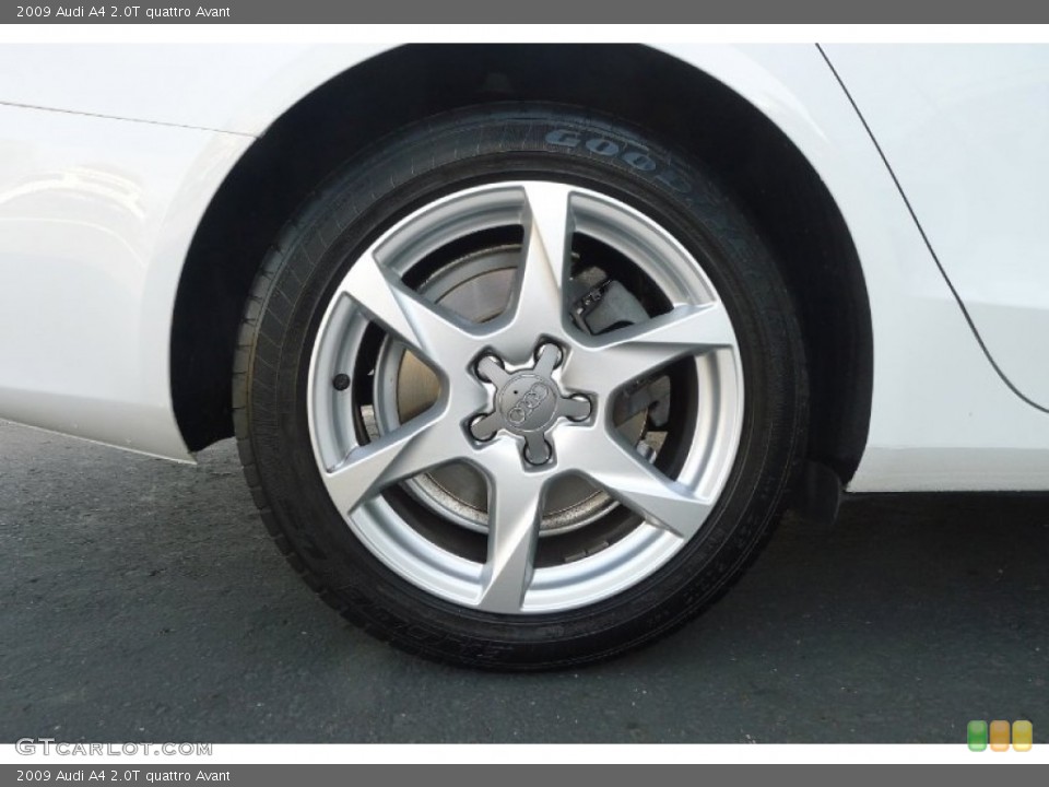 2009 Audi A4 2.0T quattro Avant Wheel and Tire Photo #78901742