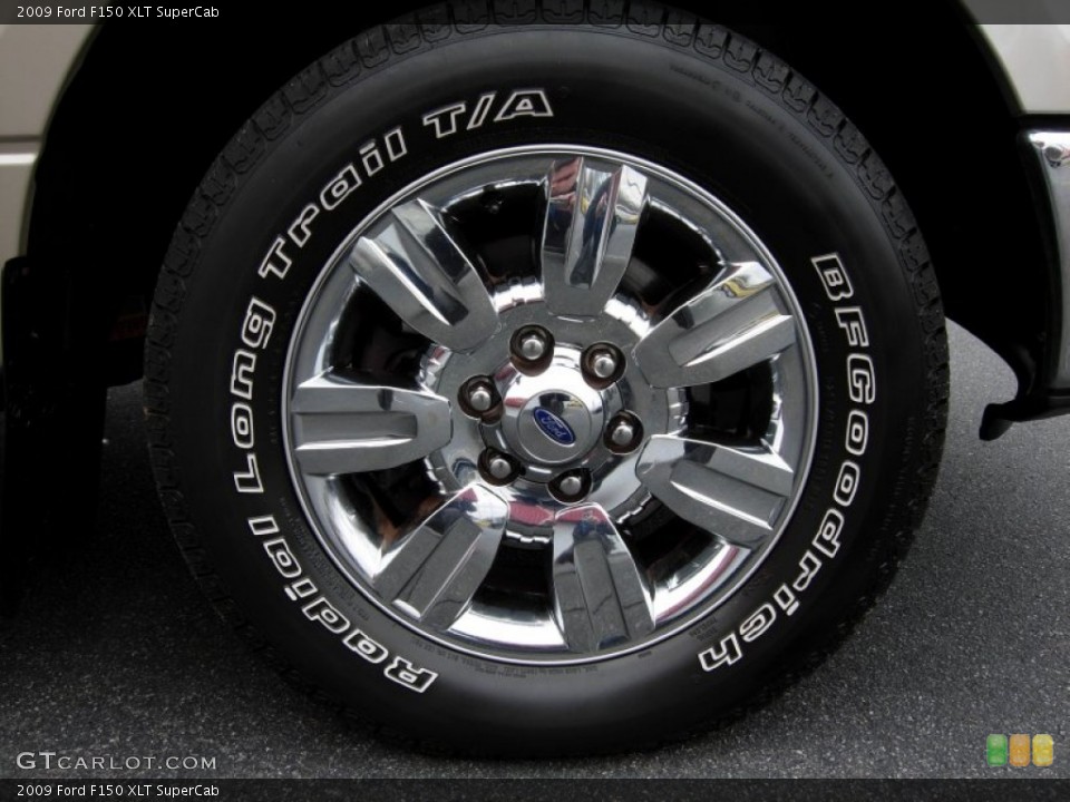 2009 Ford F150 XLT SuperCab Wheel and Tire Photo #78903412