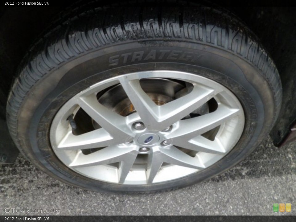 2012 Ford Fusion SEL V6 Wheel and Tire Photo #78904296