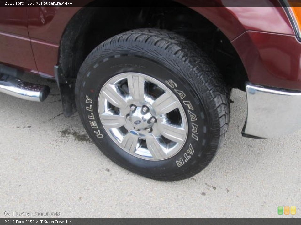 2010 Ford F150 XLT SuperCrew 4x4 Wheel and Tire Photo #78906000