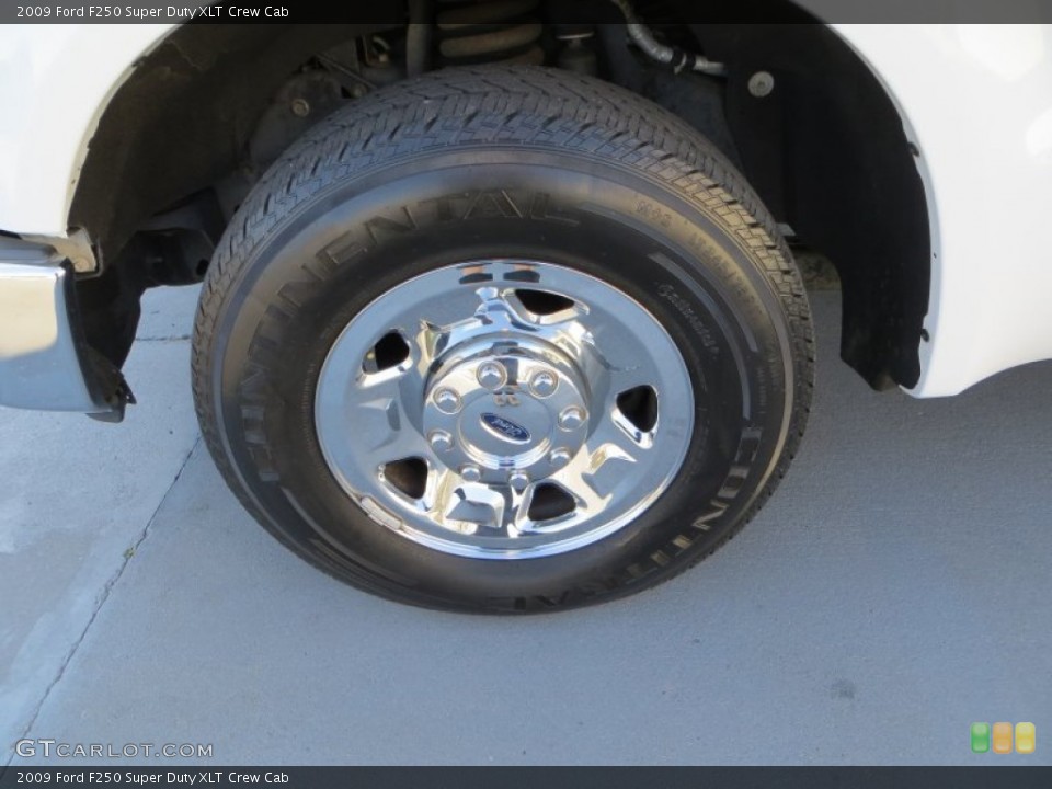 2009 Ford F250 Super Duty XLT Crew Cab Wheel and Tire Photo #78906036