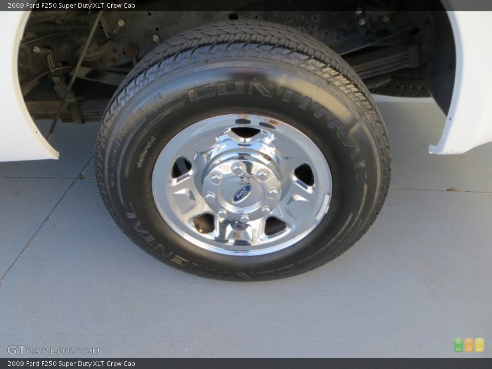 2009 Ford F250 Super Duty XLT Crew Cab Wheel and Tire Photo #78906054