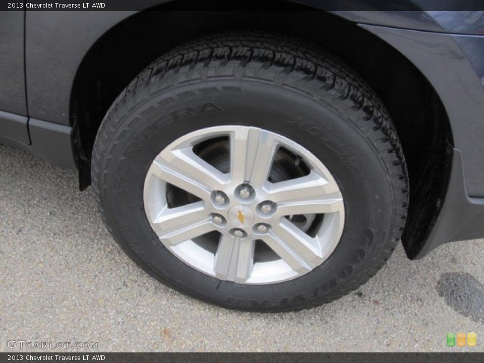 2013 Chevrolet Traverse LT AWD Wheel and Tire Photo #78906304