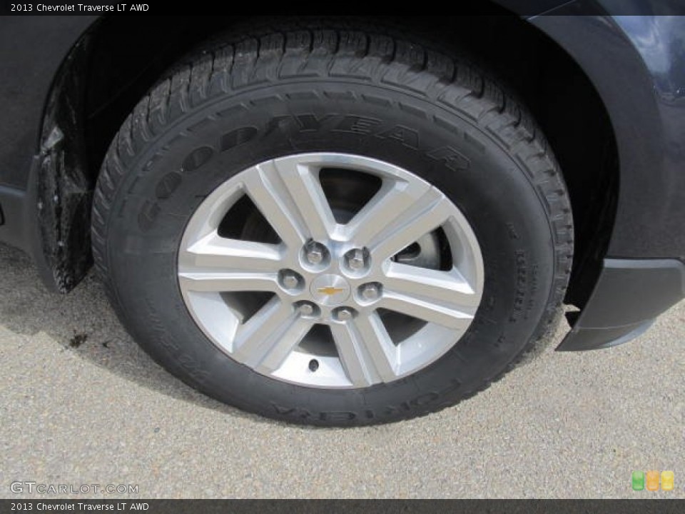 2013 Chevrolet Traverse LT AWD Wheel and Tire Photo #78906425