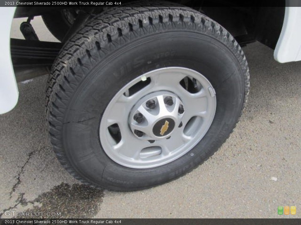 2013 Chevrolet Silverado 2500HD Work Truck Regular Cab 4x4 Wheel and Tire Photo #78906802