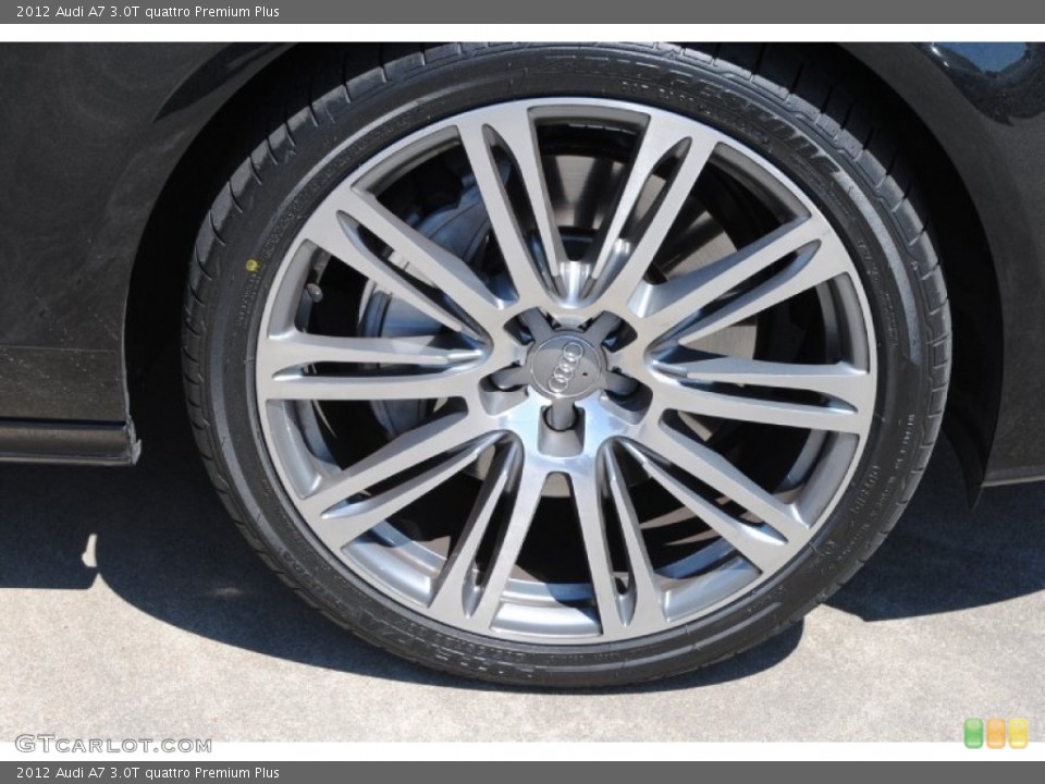 2012 Audi A7 3.0T quattro Premium Plus Wheel and Tire Photo #78922361