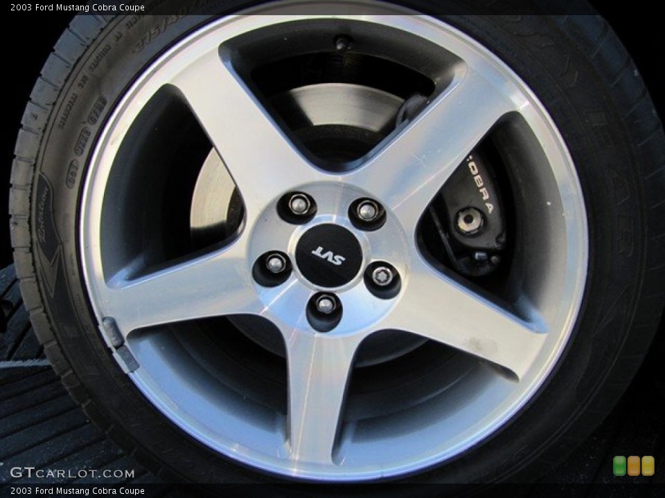 2003 Ford Mustang Cobra Coupe Wheel and Tire Photo #78926625