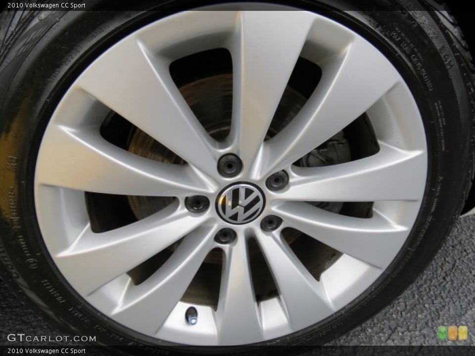 2010 Volkswagen CC Sport Wheel and Tire Photo #78928398