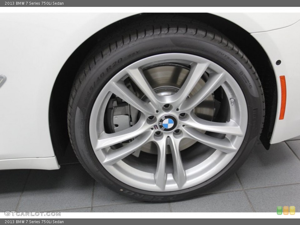 2013 BMW 7 Series 750Li Sedan Wheel and Tire Photo #78929350