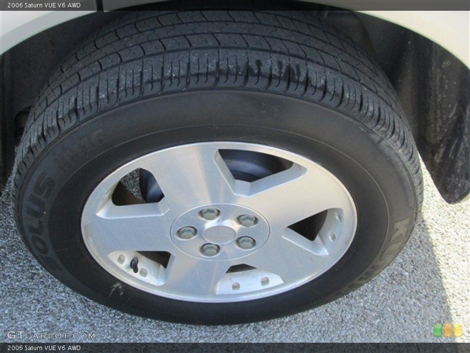 2006 Saturn VUE V6 AWD Wheel and Tire Photo #78929631