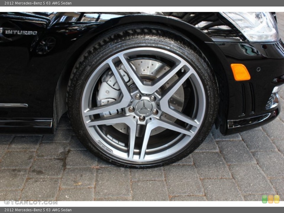 2012 Mercedes-Benz S 63 AMG Sedan Wheel and Tire Photo #78930194
