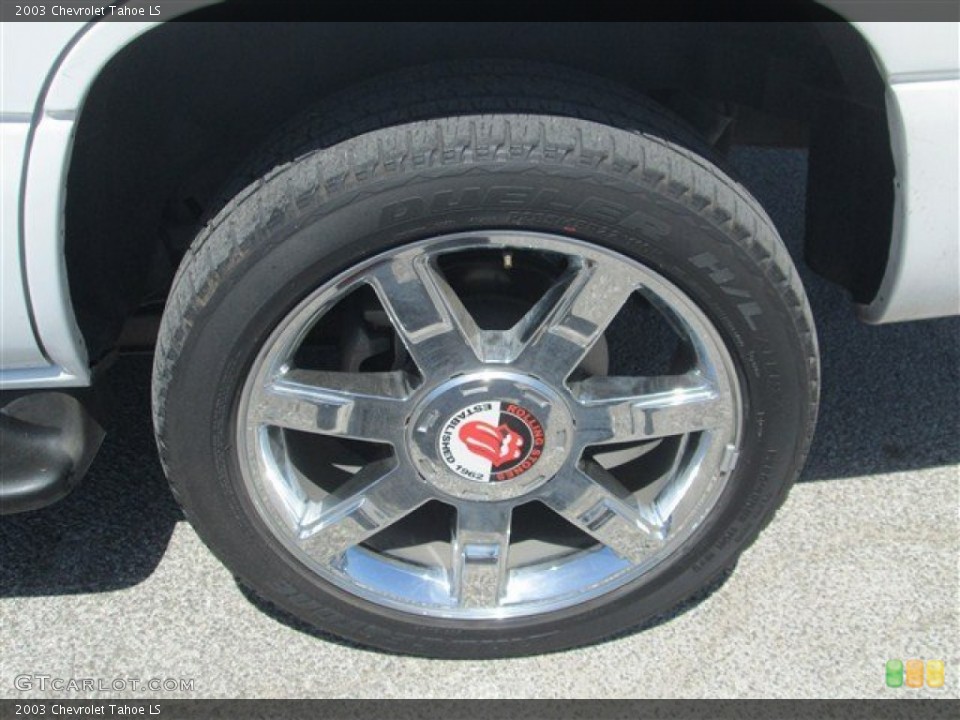 2003 Chevrolet Tahoe Custom Wheel and Tire Photo #78932022