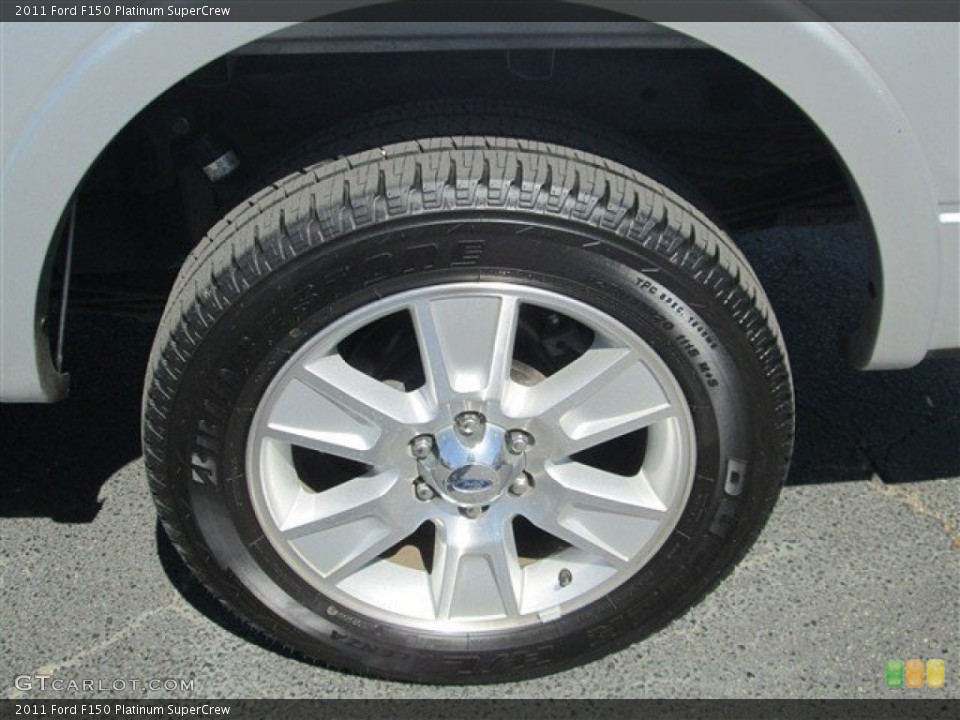 2011 Ford F150 Platinum SuperCrew Wheel and Tire Photo #78934761