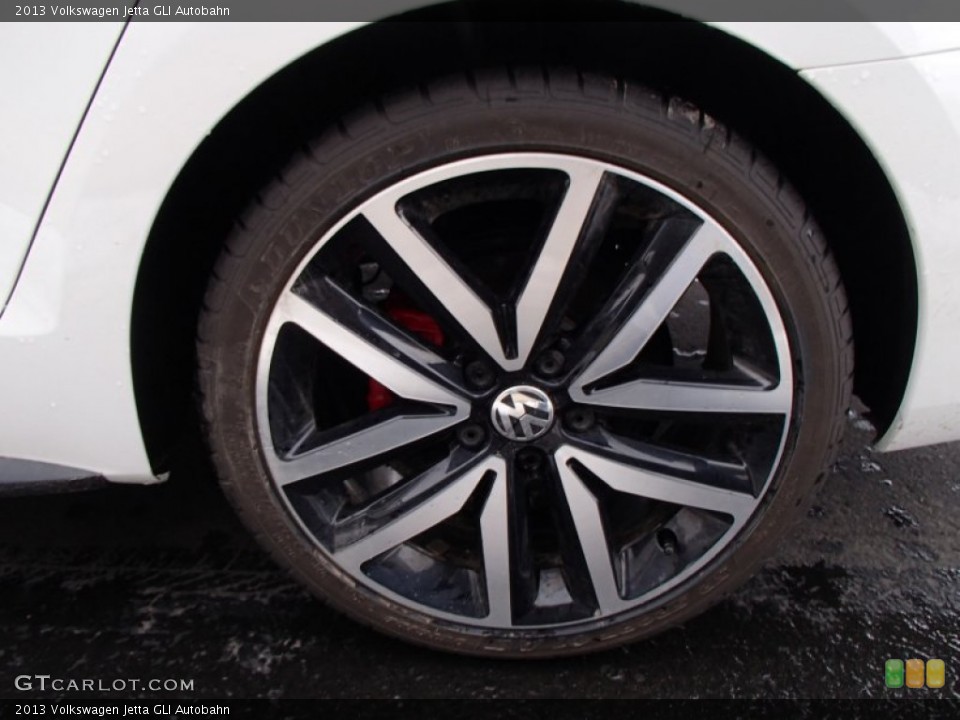 2013 Volkswagen Jetta GLI Autobahn Wheel and Tire Photo #78936429
