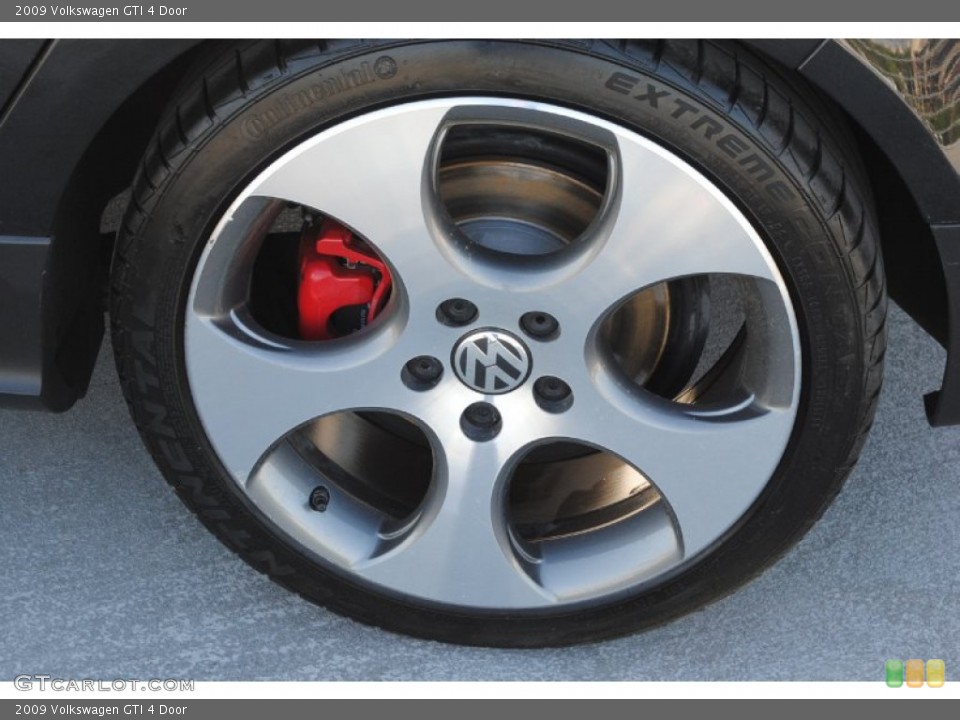 2009 Volkswagen GTI 4 Door Wheel and Tire Photo #78941854