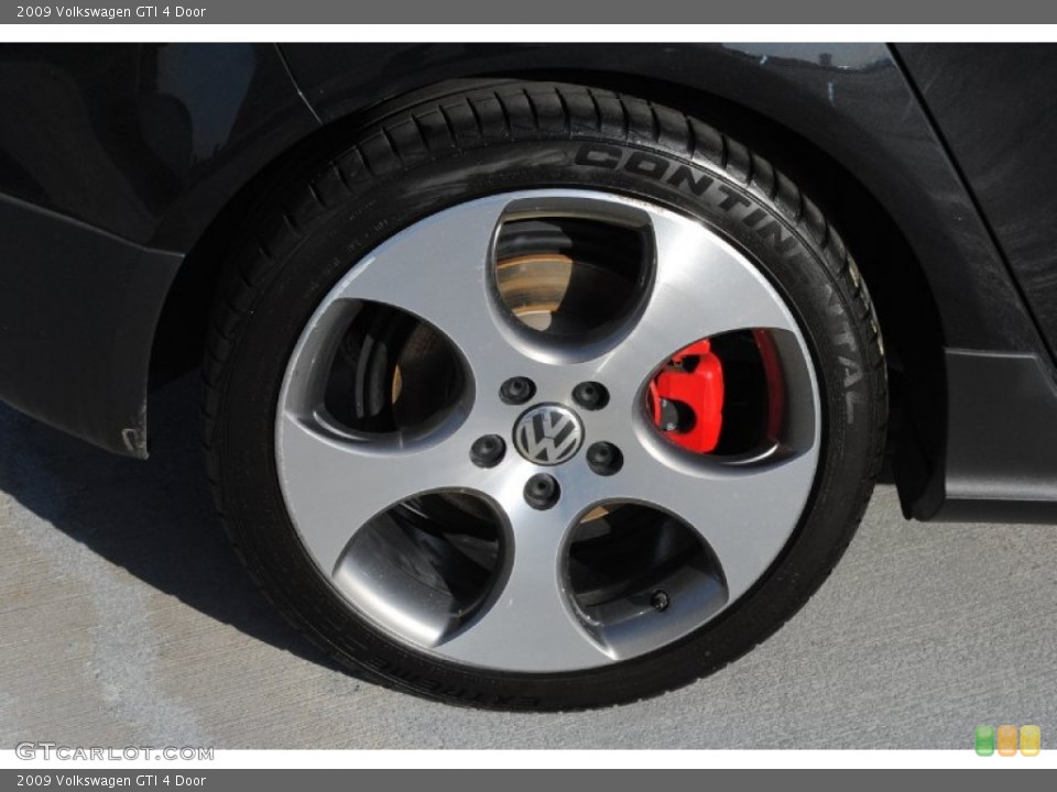 2009 Volkswagen GTI 4 Door Wheel and Tire Photo #78941956