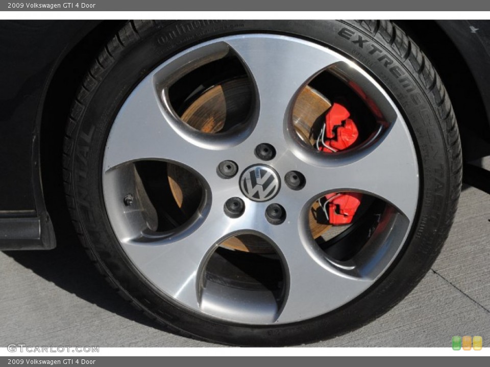 2009 Volkswagen GTI 4 Door Wheel and Tire Photo #78941986