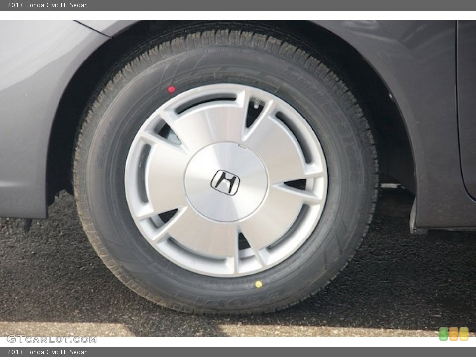2013 Honda Civic HF Sedan Wheel and Tire Photo #78946545