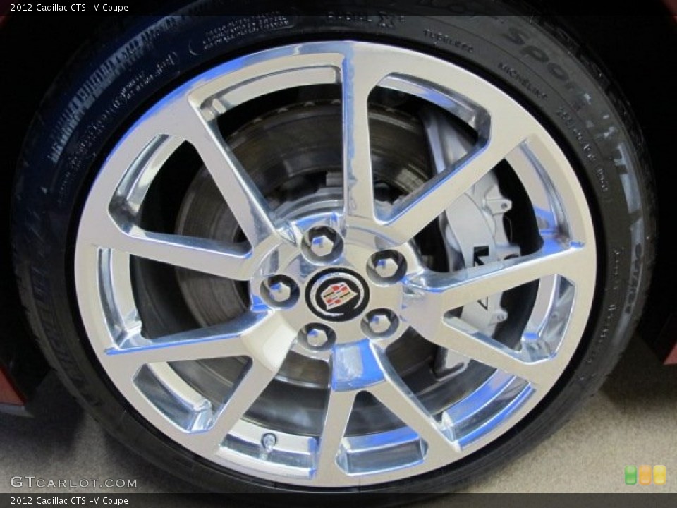 2012 Cadillac CTS -V Coupe Wheel and Tire Photo #78949878