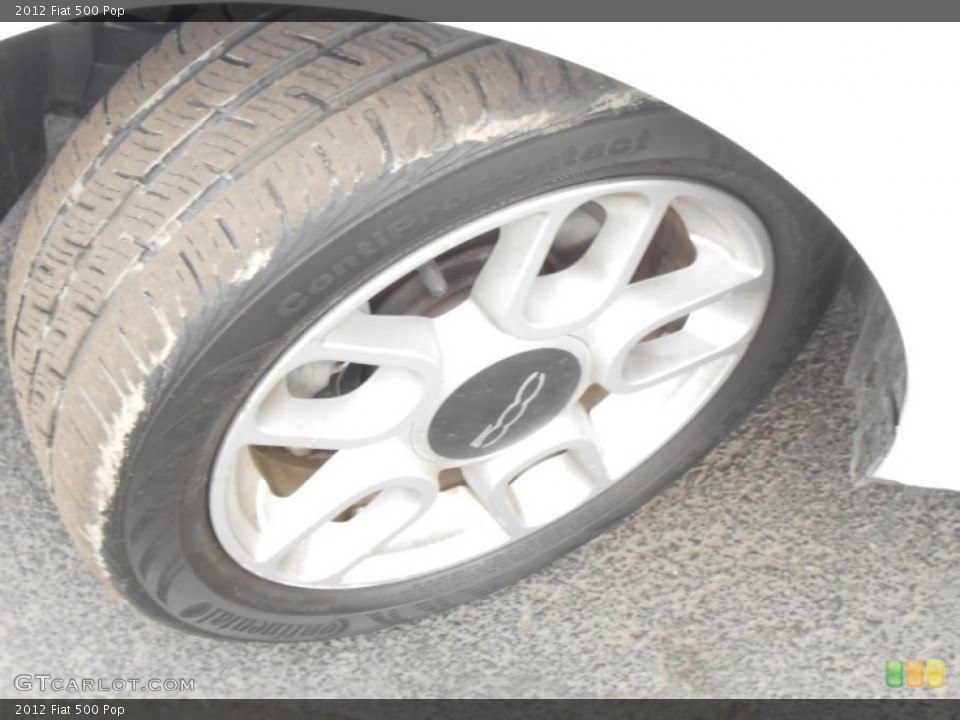 2012 Fiat 500 Pop Wheel and Tire Photo #78953713