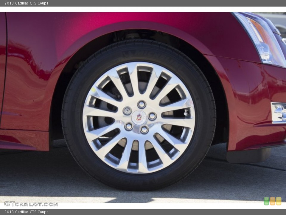 2013 Cadillac CTS Coupe Wheel and Tire Photo #78958724