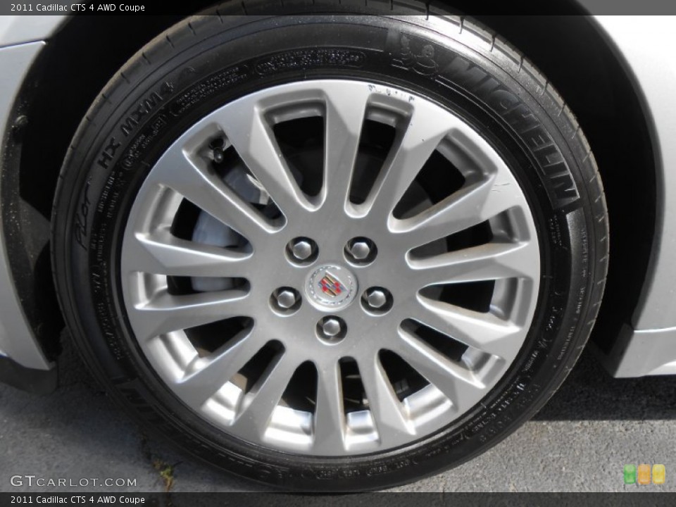 2011 Cadillac CTS 4 AWD Coupe Wheel and Tire Photo #78961975