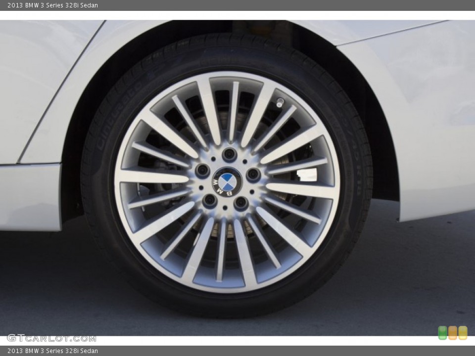 2013 BMW 3 Series 328i Sedan Wheel and Tire Photo #78963907