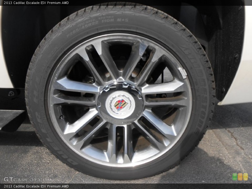 2013 Cadillac Escalade ESV Premium AWD Wheel and Tire Photo #78965335