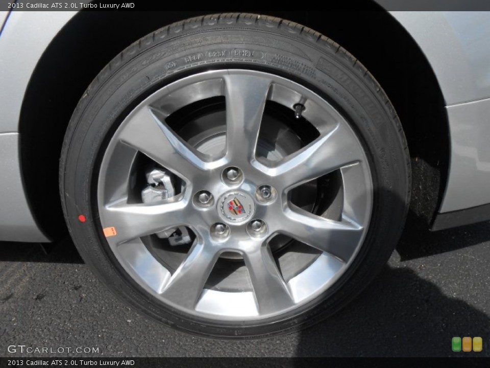 2013 Cadillac ATS 2.0L Turbo Luxury AWD Wheel and Tire Photo #78966237