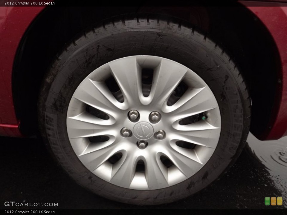 2012 Chrysler 200 LX Sedan Wheel and Tire Photo #78967970