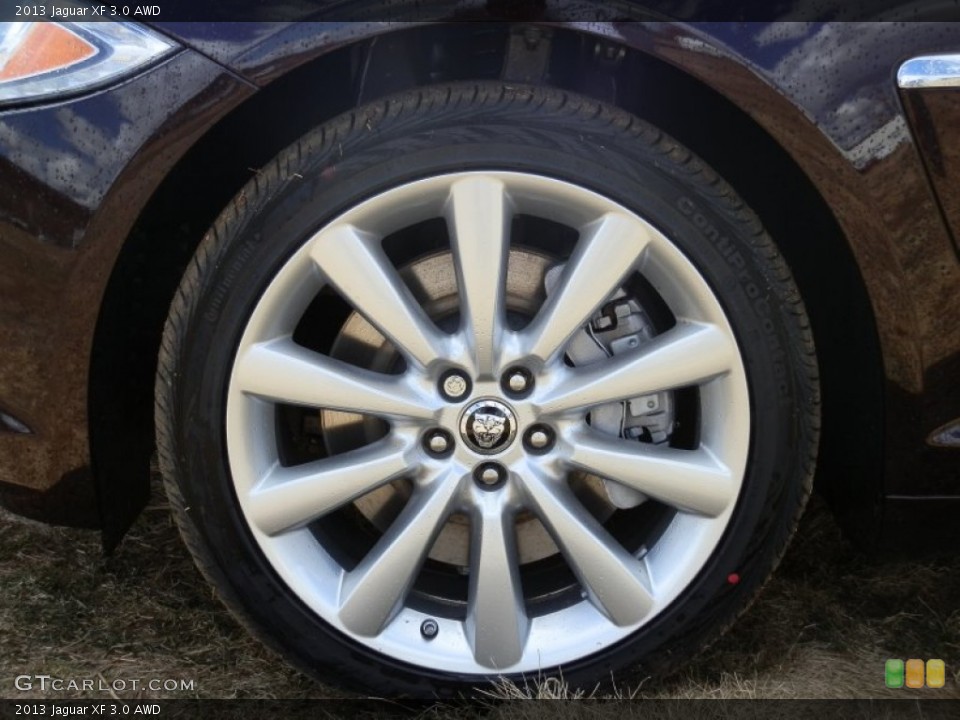 2013 Jaguar XF 3.0 AWD Wheel and Tire Photo #78973663