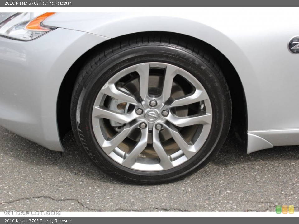 2010 Nissan 370Z Touring Roadster Wheel and Tire Photo #78974215
