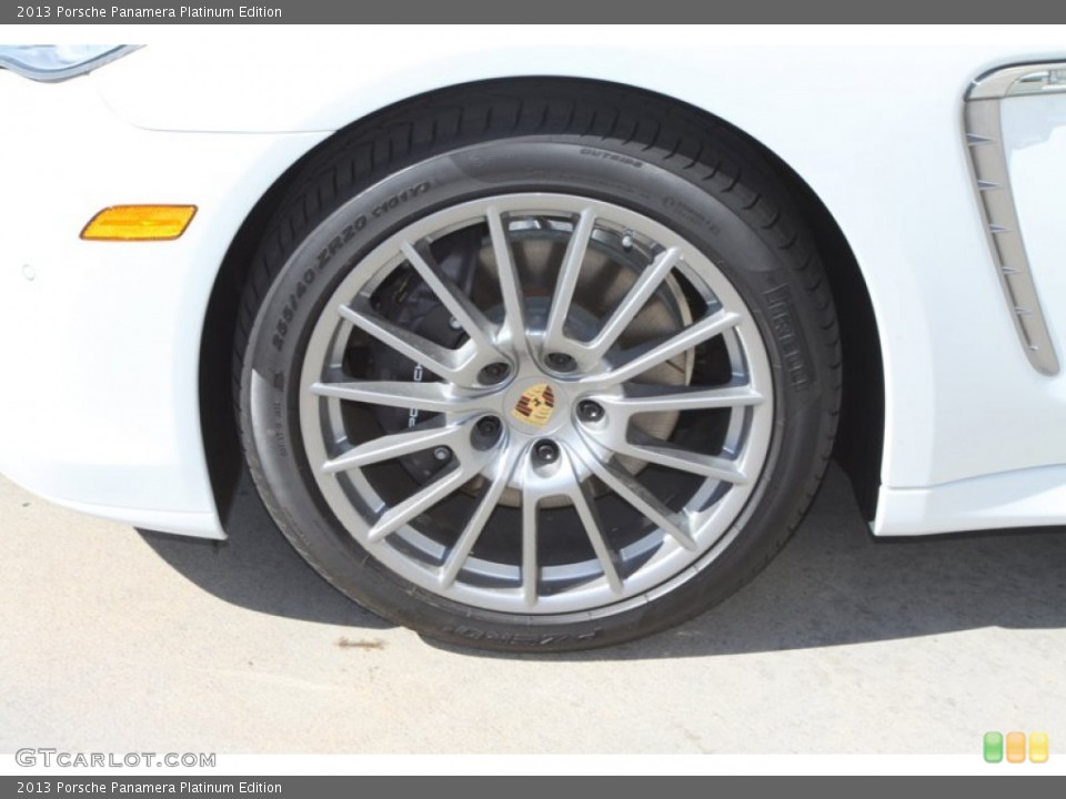 2013 Porsche Panamera Platinum Edition Wheel and Tire Photo #78976271