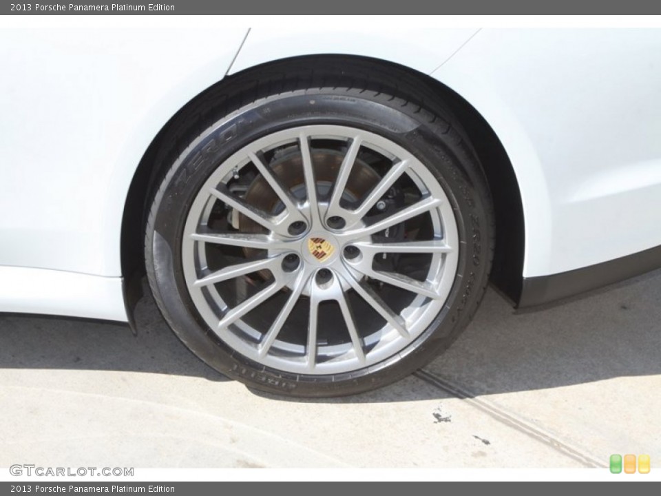 2013 Porsche Panamera Platinum Edition Wheel and Tire Photo #78976281