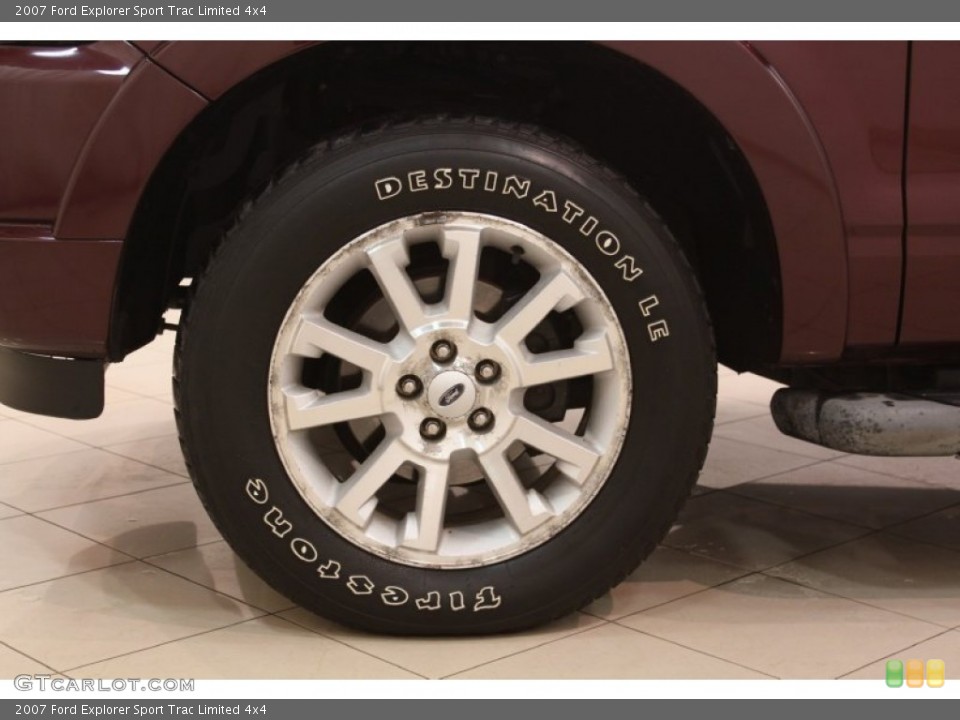 2007 Ford Explorer Sport Trac Limited 4x4 Wheel and Tire Photo #78979628
