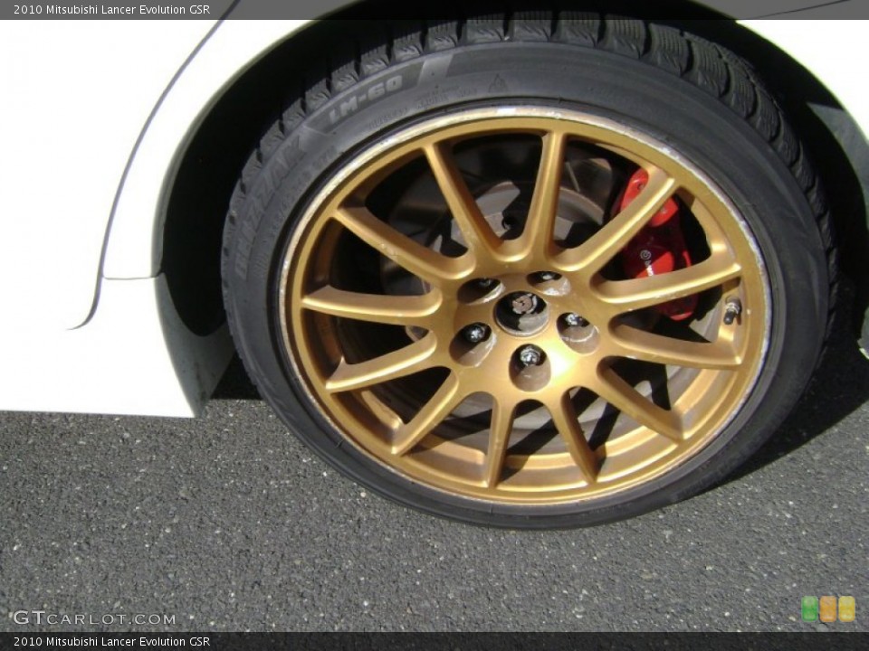 2010 Mitsubishi Lancer Evolution Custom Wheel and Tire Photo #78982428