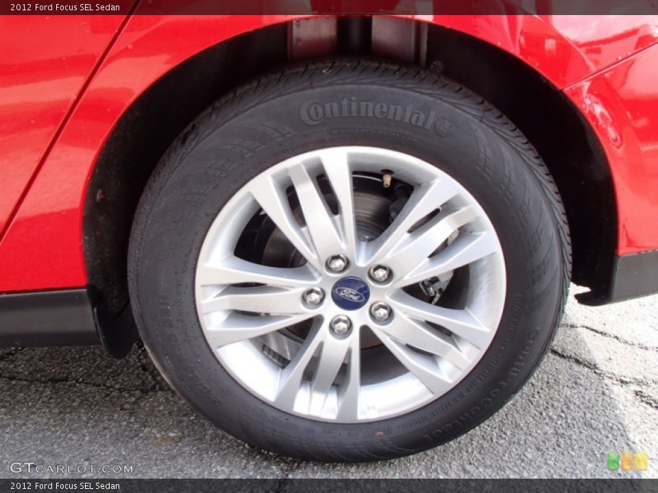 2012 Ford Focus SEL Sedan Wheel and Tire Photo #78990586