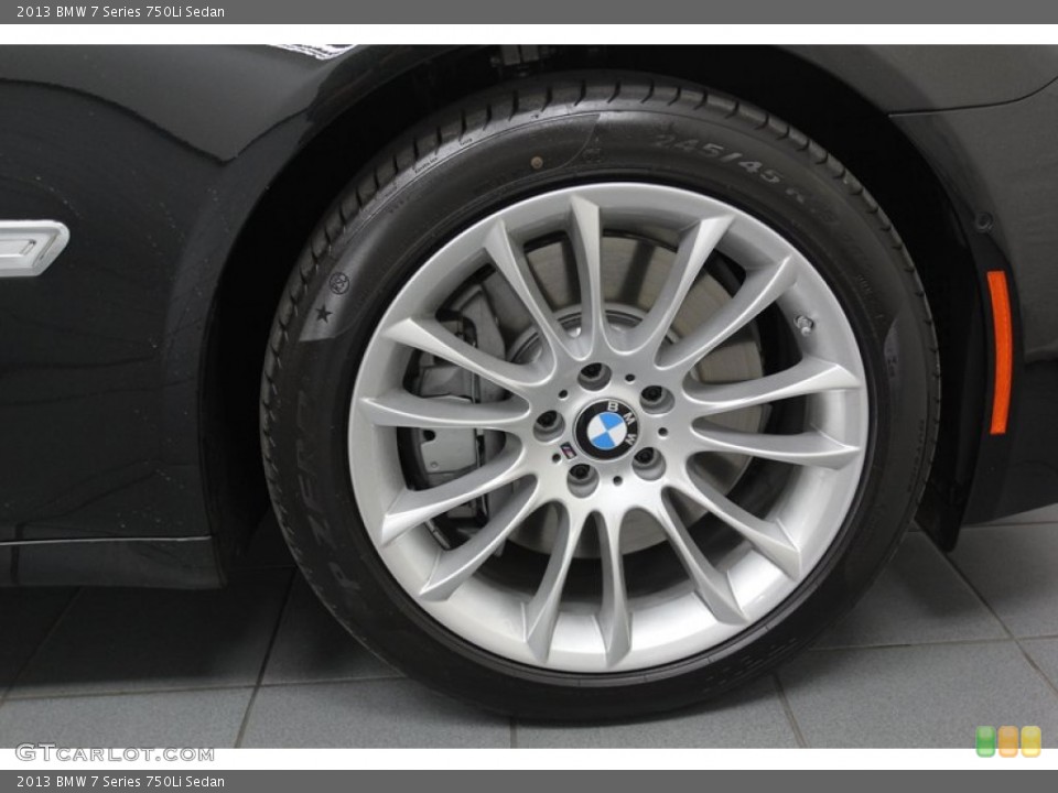 2013 BMW 7 Series 750Li Sedan Wheel and Tire Photo #78992575