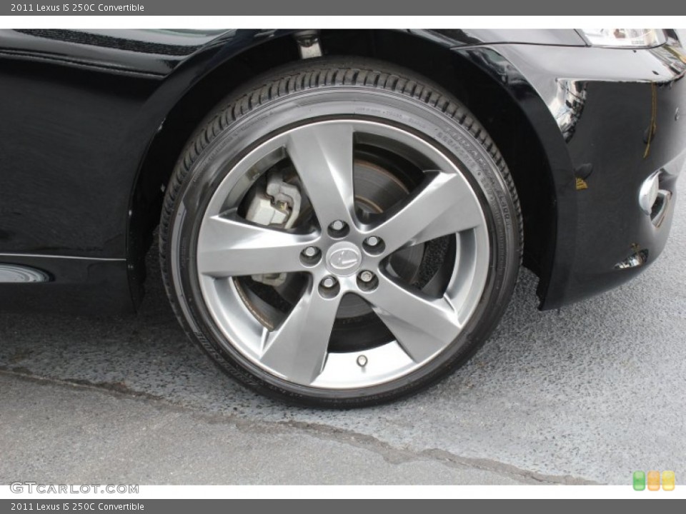 2011 Lexus IS 250C Convertible Wheel and Tire Photo #79002177