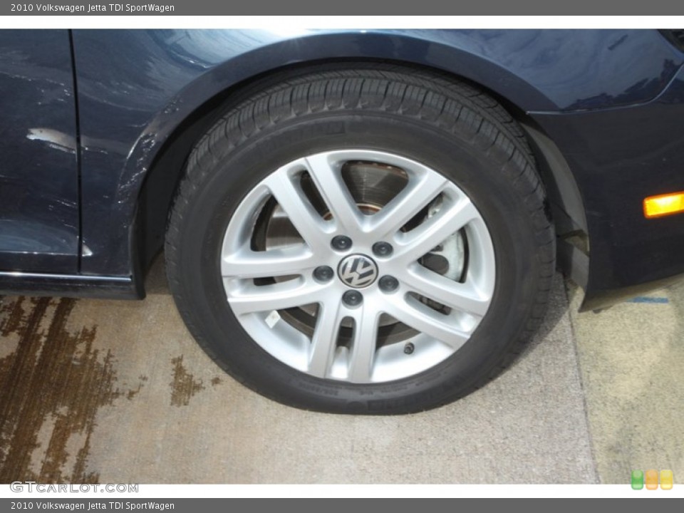 2010 Volkswagen Jetta TDI SportWagen Wheel and Tire Photo #79004000