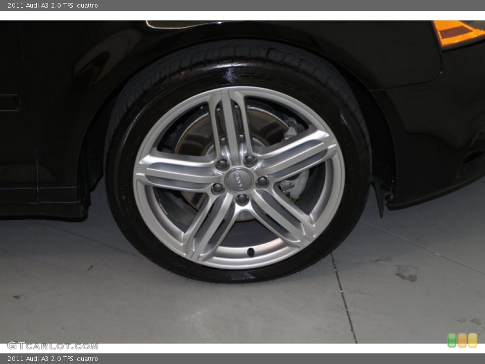 2011 Audi A3 2.0 TFSI quattro Wheel and Tire Photo #79013086